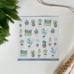 Be Nice Stickers - Suculents