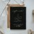 Be Nice wedding card - forever - black